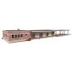 Mid-Century Modern Freight Station -- Kit - 27-3/4 x 8-1/2 x 2-3/4′ 70.5 x 21.5 x 6.9cm, HO, Walthers Cornerstone 4065
