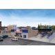 Hardware and Lumber Store -- Kit - Main Building: 8-7/8 x 9-15/16 x 2-13/16′ 22.5 x 25.2 x 7, HO, Walthers Cornerstone 4119