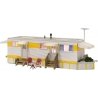 Sunny Days Trailer w/Lights - Built-&-Ready(R) Landmark Structure(R) -- Assembled - 3-11/32 x 1-9, N, Woodland Scenics 4952