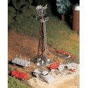 Plasticville U.S.A.(R) Classic Kits -- Windmill w/Farm Machinery, O, Bachmann Industries 45603