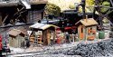 Three Trackside Shanties - Kit, HO, Faller Gmbh 120140