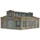 Union Crane and Shovel -- Kit - 9-3/8 x 7-1/8 x 5′ 23.8 x 17.8 x 12.7cm, HO, Walthers Cornerstone 4021