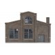 Union Crane and Shovel -- Kit - 9-3/8 x 7-1/8 x 5′ 23.8 x 17.8 x 12.7cm, HO, Walthers Cornerstone 4021