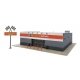 Auto Parts Store -- Kit - 9-15/16 x 8-7/8 x 2-7/8′ 25.2 x 22.5 x 7.3cm, HO, Walthers Cornerstone 4114