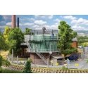 Town Gas Holder/Tank (Boiler) -- Kit - 5-3/8 x 5 x 4-5/8′ 13.7 x 12.5 x 11.7cm, HO, Faller Gmbh 131335