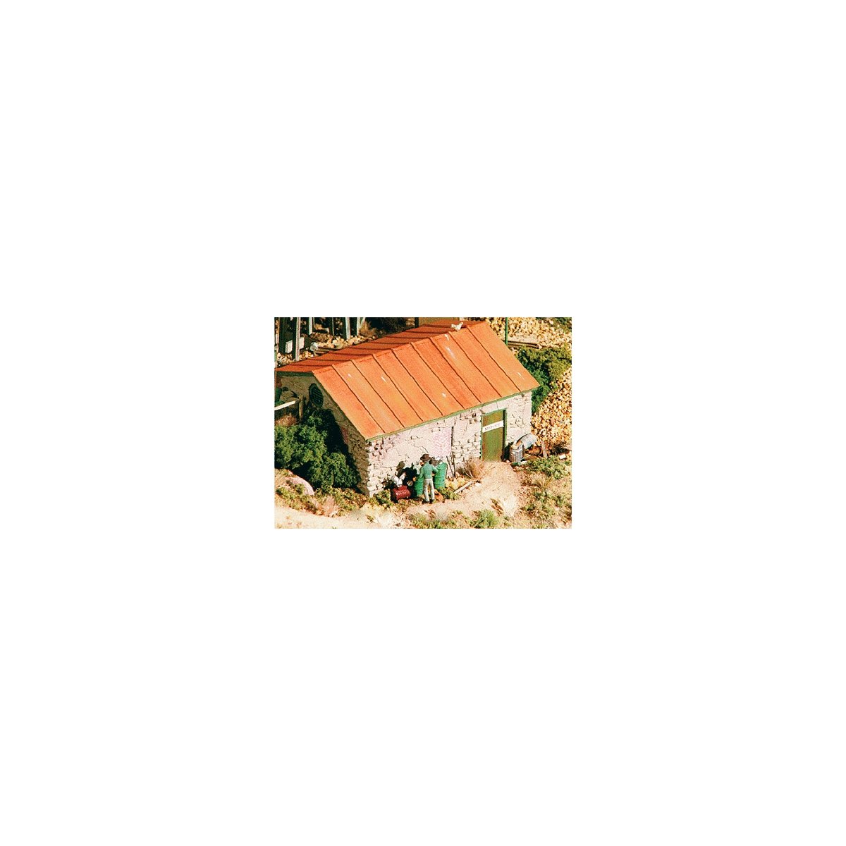 Buck`s Dynamite Building -- 3-3/16 x 2-3/16`, HO, B.T.S. 27455