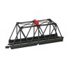 Truss Bridge with Blinking Light - E-Z Track(R) -- Assembled - 10-1/2 x 2-3/8 x 4′ 26.7 x 6, HO, Bachmann Industries 44473