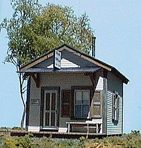 Cabin Creek Series -- Post Office - 2-3/16 x 3-1/2′ 5.6 x 8.9cm, HO, B.T.S. 27233