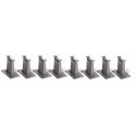 Tall Pier Set - E-Z Track(R) -- 8-Piece, HO, Bachmann Industries 44472