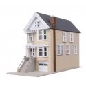 Gingerbread House Victorian House -- Kit - 1-11/16 x 4-3/16 x 2-11/16′ 4.29 x 10.64 x 6.83cm, N, WalthersTrainline 1054