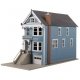 Painted Lady House Victorian House -- Kit - 3-9/16 x 7-11/16 x 5′ 9.05 x 19.53 x 12.7cm, HO, WalthersTrainline 953