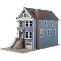 Painted Lady House Victorian House -- Kit - 3-9/16 x 7-11/16 x 5′ 9.05 x 19.53 x 12.7cm, HO, WalthersTrainline 953