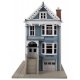 Painted Lady House Victorian House -- Kit - 3-9/16 x 7-11/16 x 5′ 9.05 x 19.53 x 12.7cm, HO, WalthersTrainline 953