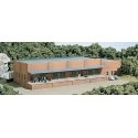 DPM Structure Kits -- Trackside Transfer - 11-1/2 x 4-1/4′ 28.7 x 10.6cm, N, Design Preservation Models 51000