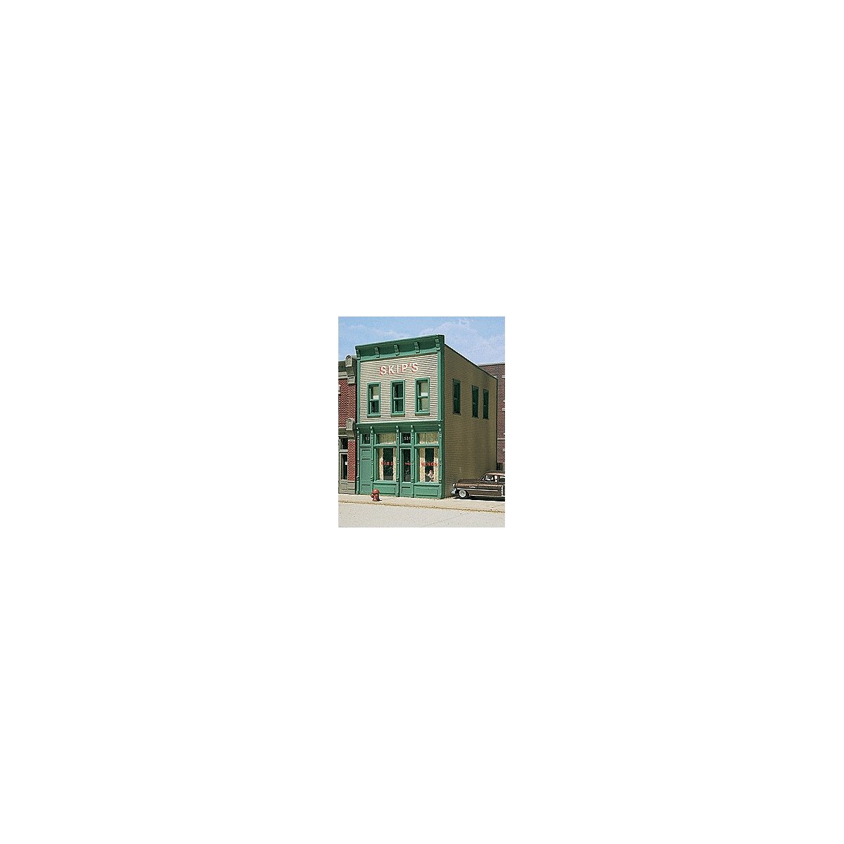 Skip′s Chicken & Ribs - Kit - Woodland Scenics DPM Landmark Structures(R) -- 100 Seri, HO, Design Preservation Models 10500