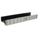 Decorated Code 80 Plate-Girder Bridge -- Union Pacific (silver w/red, white, blue Logo), N, Atlas Model Railroad Co. 2554