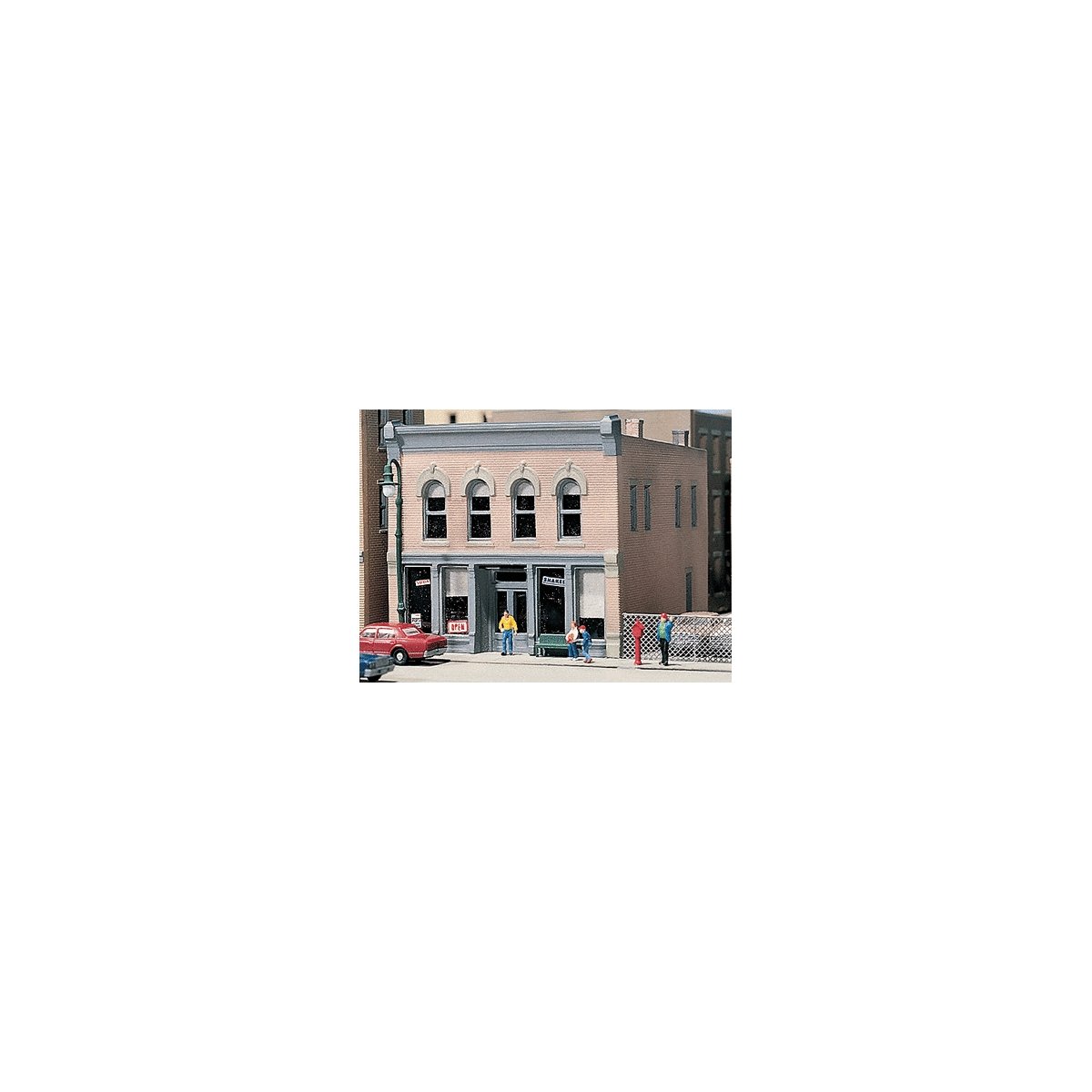 DPM Structure Kits -- Char`s Soda Shoppe - 2-5/8 x 3-1/4` 6.7 x 8.3cm, N, Design Preservation Models 50400