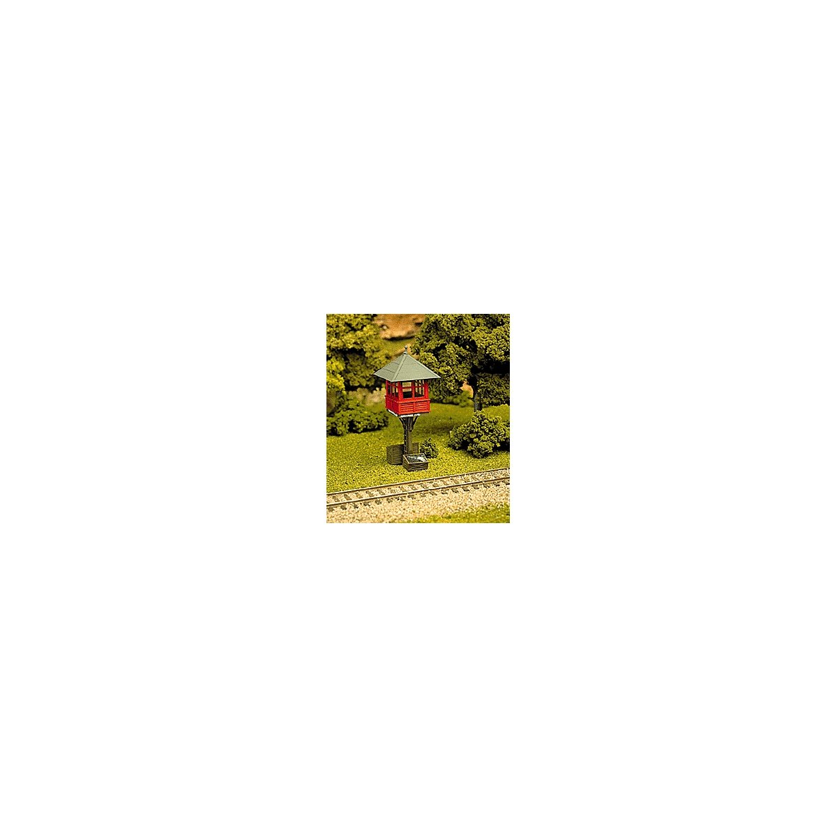 Elevated Gate Tower -- Kit - 1-1/4 x 2′ 3.1 x 5cm, HO, Atlas Model Railroad Co. 701