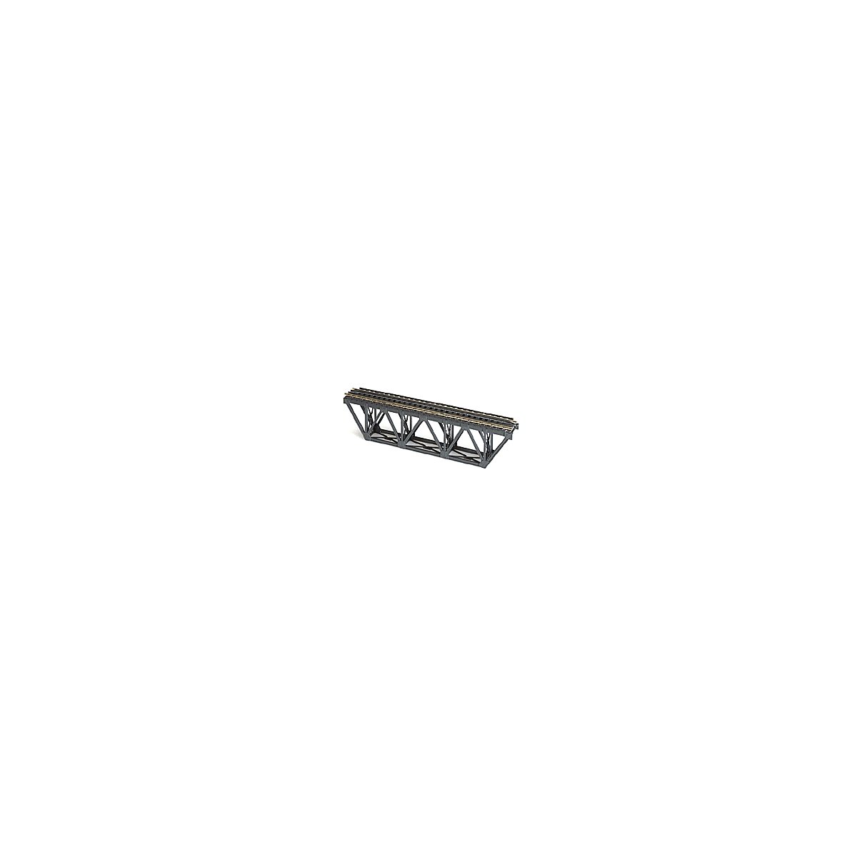 65` Deck Truss Bridge - Kit -- Code 100 Nickel-Silver Rail - 9` 22.9cm, HO, Atlas Model Railroad Co. 884