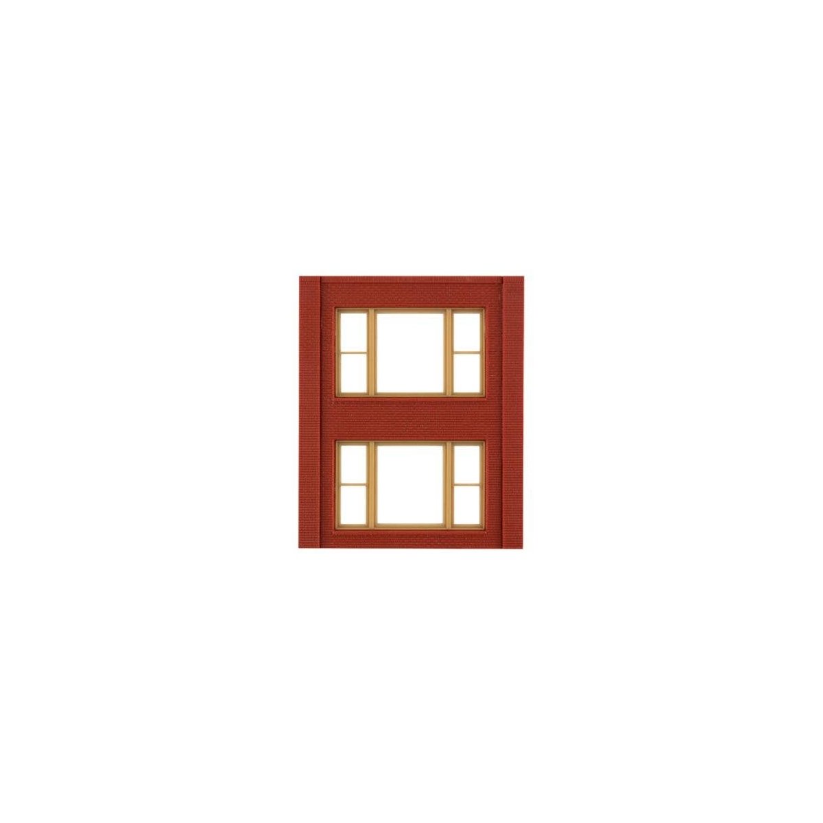 Modular Building System(TM) -- Two-Story Wall Sections w/2 20th Century Windows - Kit, HO, Design Preservation Models 30164