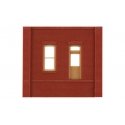 Modular Building System(TM) -- Dock Level Wall Sections w/Rectangular Entry - Kit, HO, Design Preservation Models 30136