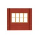 Modular Building System(TM) -- Dock Level Wall Sections w/Victorian Window - Kit, HO, Design Preservation Models 30143