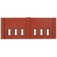 N Scale Modulars System(TM) (Plastic) -- Street level Windows pkg(3) 3-1/2′ Wide x 1-1, N, Design Preservation Models 60103
