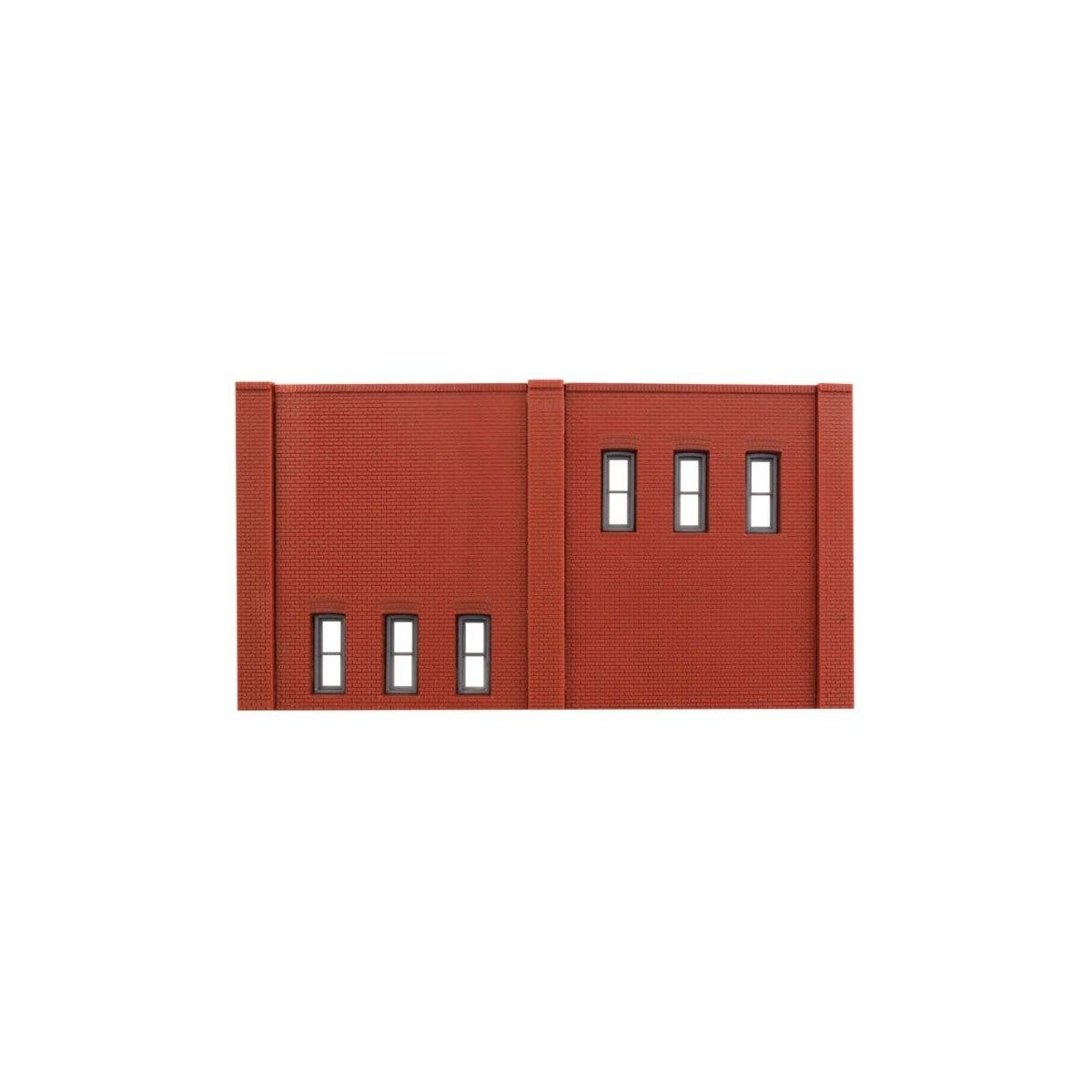 N Scale Modulars System(TM) (Plastic) -- Two-Story 6 Windows pkg(3) 3-1/2′ Wide x 1-15, N, Design Preservation Models 60123