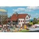 Small Town Hall -- Kit - 4-3/16 x 4-3/8 x 4′ 10.7 x 11.2 x 10.2cm, N, Faller Gmbh 231727