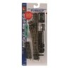 Remote-Controlled 18′ Radius Turnout - Code 100 - Nickel Silver -- Left Hand, HO, Life-Like Products 3003