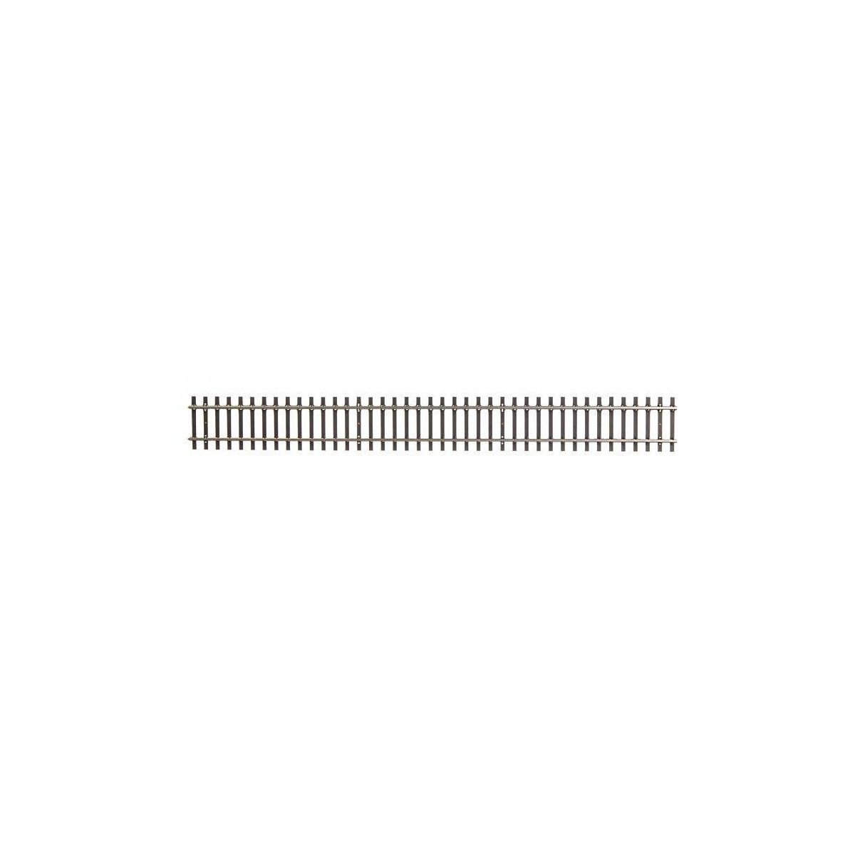 Code 83 Nickel Silver Flex Track with Wood Ties -- Branch line ties - each section: 36′ 91.4cm pkg, HO, WalthersTrack 83007