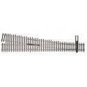 Code 100 Nickel Silver DCC-Friendly 6 Turnout -- Right Hand, HO, WalthersTrack 10018