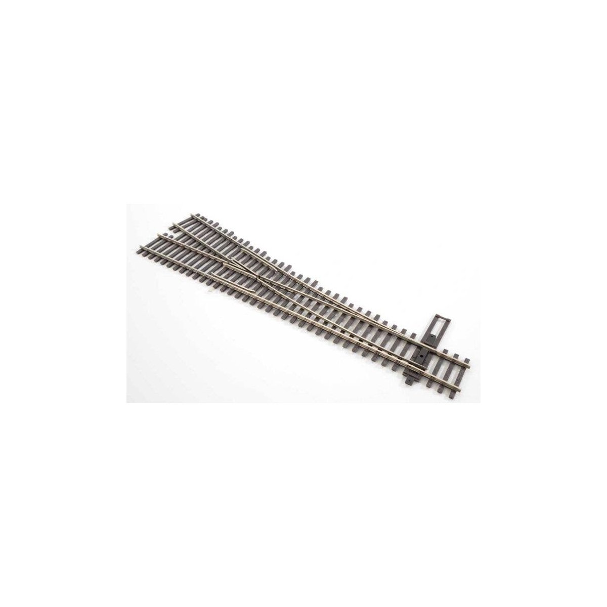 Code 83 Nickel Silver DCC Friendly Number 5 Turnout -- Right Hand, HO, WalthersTrack 83016