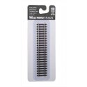 Nickel Silver Transition Track -- Code 100 to Code 83 - 6′ 15.3 cm Long, HO, WalthersTrack 83003
