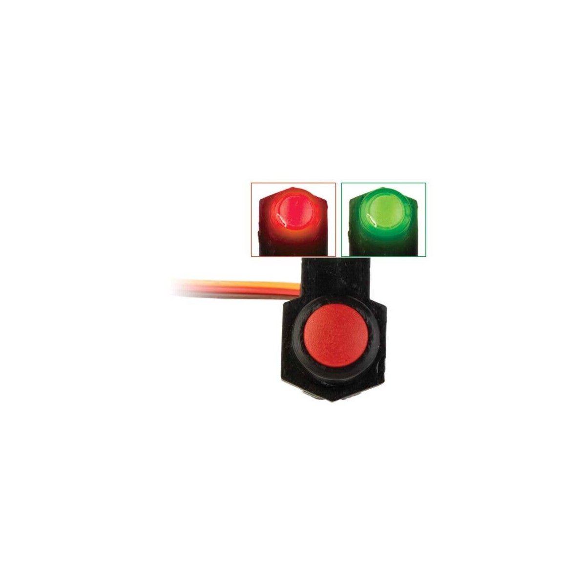 LED Accessory Fascia Controller - Walthers Layout Control System -- Red - Green, All Scales, Walthers Controls 124