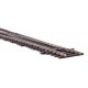 Code 83 Nickel Silver DCC Friendly Number 6 Single Crossover Turnout -- Left Hand, HO, WalthersTrack 83075