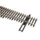 Code 100 Nickel Silver DCC-Friendly 4 Turnout -- Left Hand, HO, WalthersTrack 10013