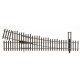 Code 70 Nickel Silver DCC Friendly Number 4 Turnout -- Right Hand, HO, WalthersTrack 70014