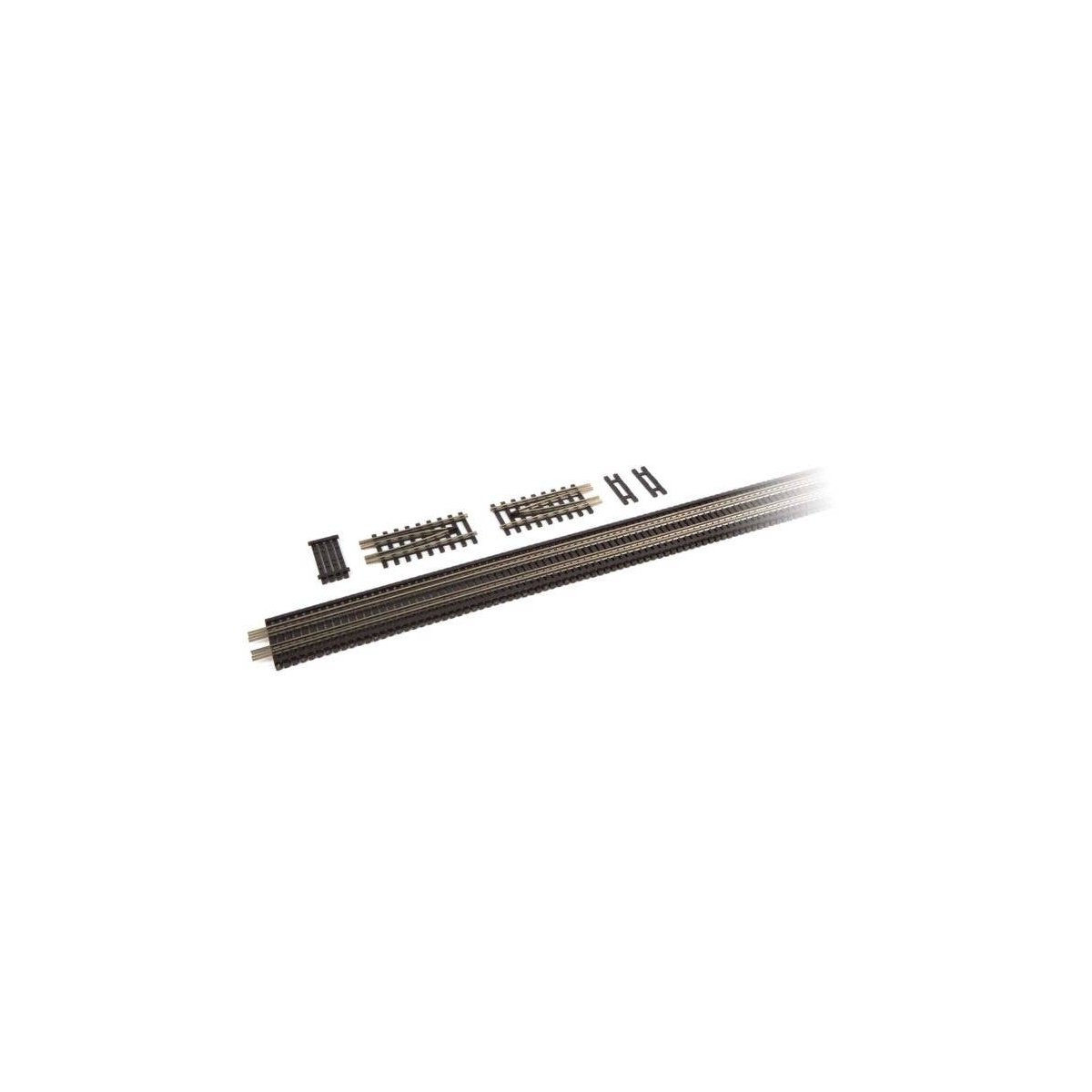 Code 100 Nickel Silver Bridge Track Set -- 36′ .9m Long, HO, WalthersTrack 10004