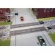 Modern Wood Grade Crossing w/Rerailer Ends -- Kit, HO, WalthersTrack 83113