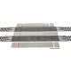 Modern Wood Grade Crossing w/Rerailer Ends -- Kit, HO, WalthersTrack 83113