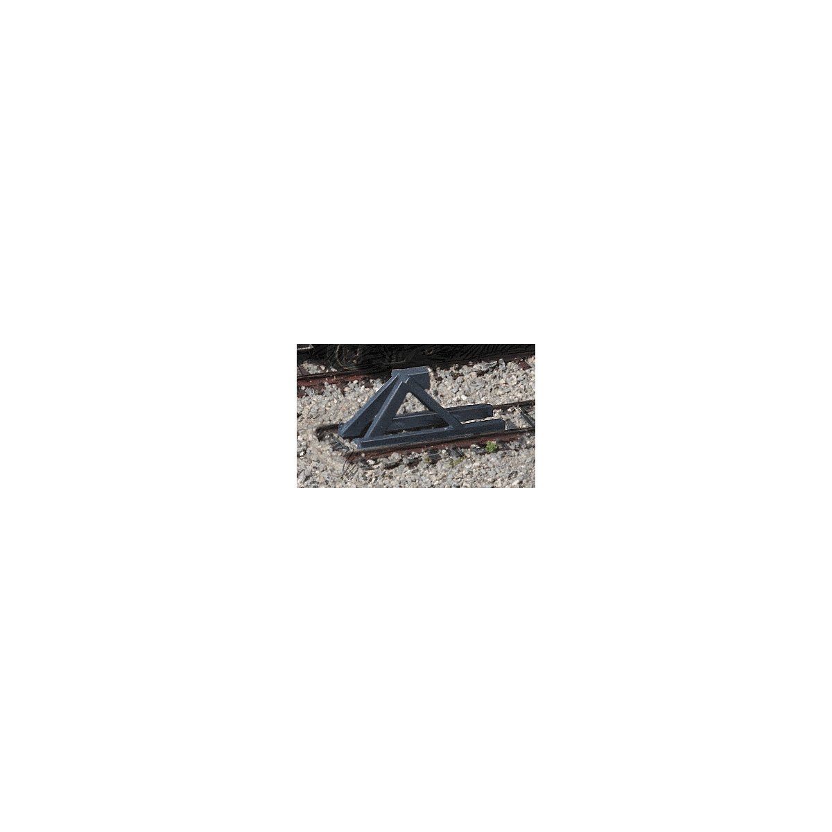 Track Bumper - Built-ups -- Dark Gray pkg(5), N, Walthers Cornerstone 2605