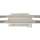 Modern Concrete Grade Crossing with Rerailer Ends -- Kit, HO, WalthersTrack 83115