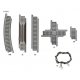 Power-Loc Figure 8 Track Set, HO, WalthersTrainline 1366