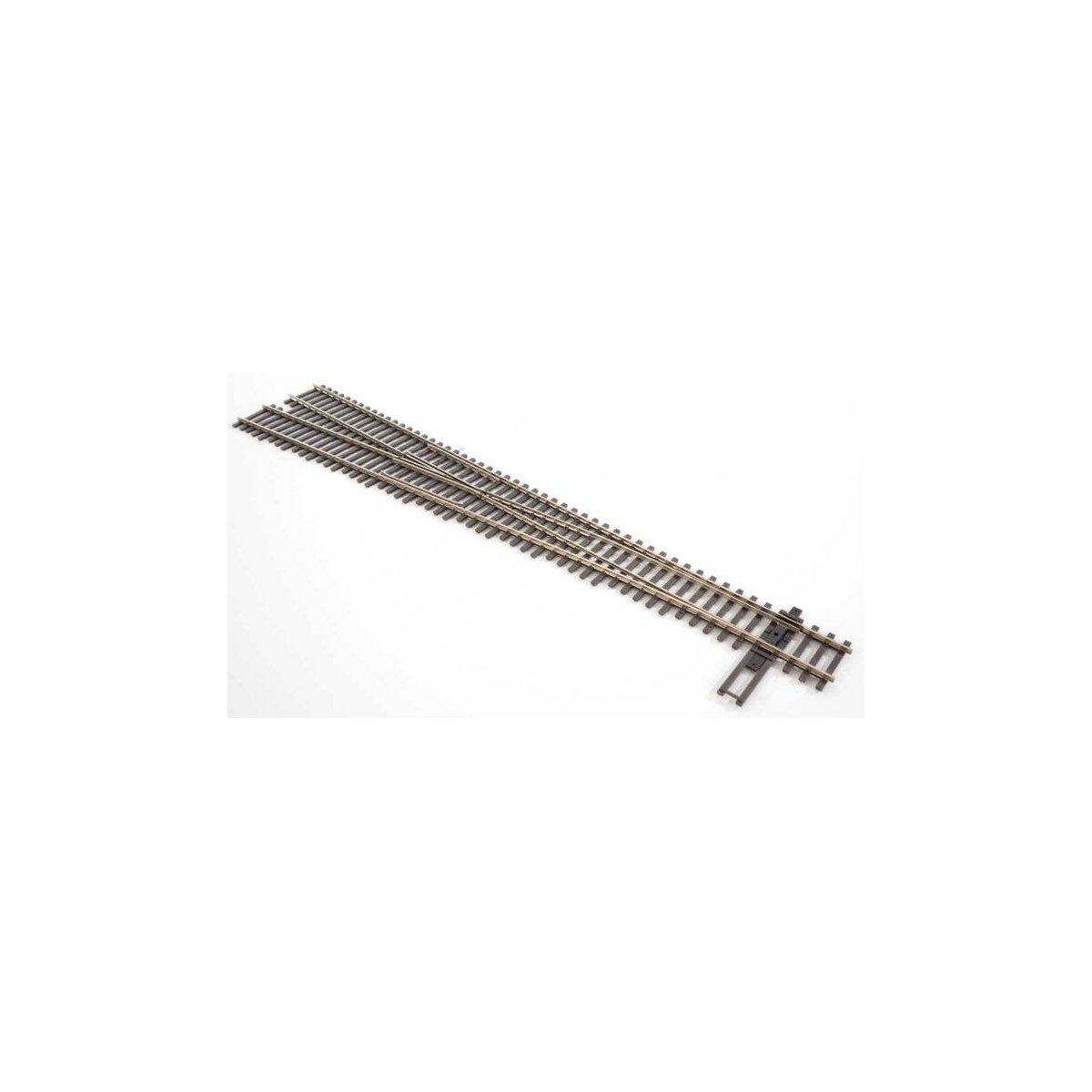 Code 83 Nickel Silver DCC-Friendly 8 Turnout -- Left Hand, HO, WalthersTrack 83019