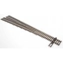 Code 83 Nickel Silver DCC-Friendly 8 Turnout -- Left Hand, HO, WalthersTrack 83019