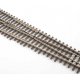 Code 83 Nickel Silver DCC-Friendly 8 Turnout -- Left Hand, HO, WalthersTrack 83019