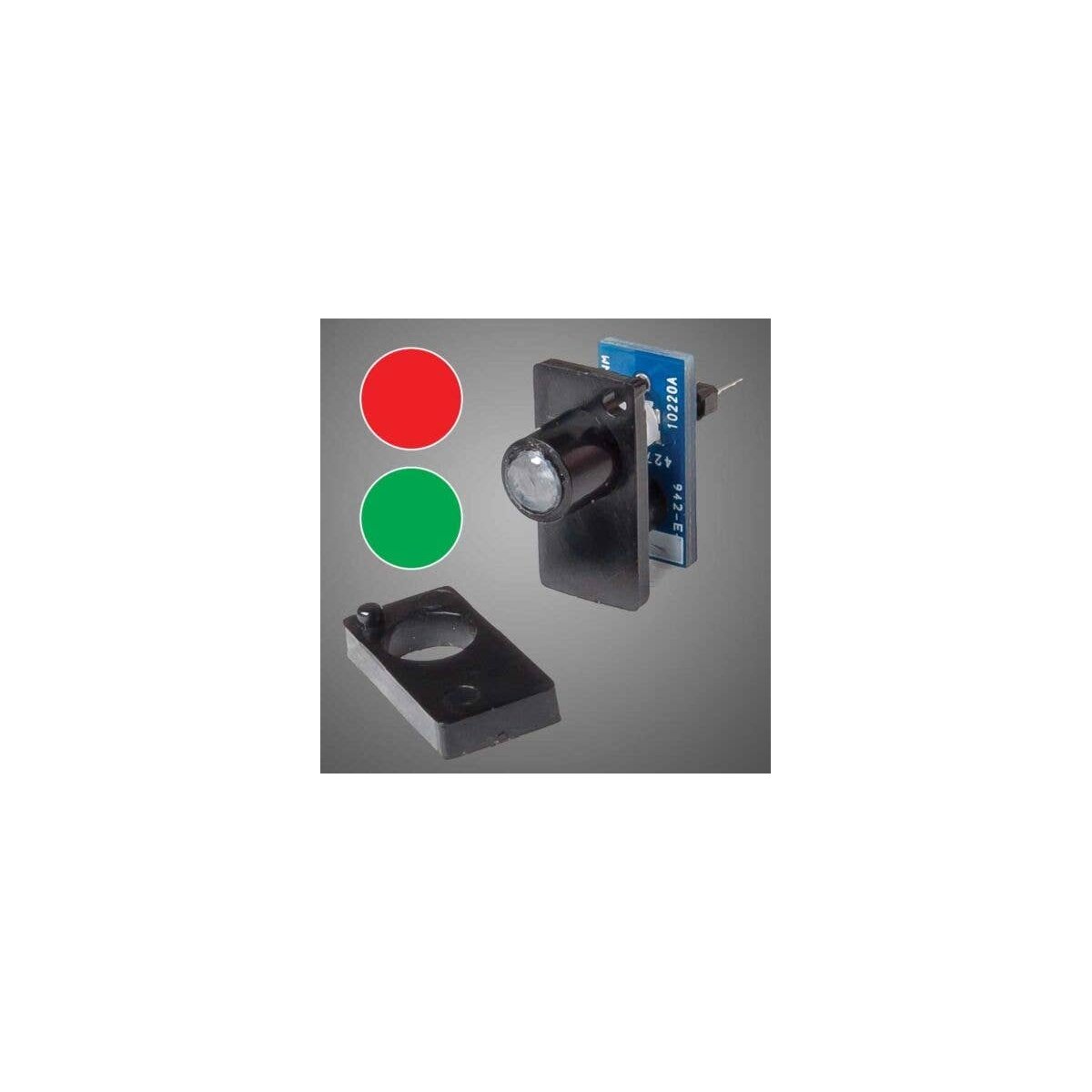 Walthers Layout Control System -- Two-Color LED Fascia Indicator (red, green), All Scales, Walthers Controls 152