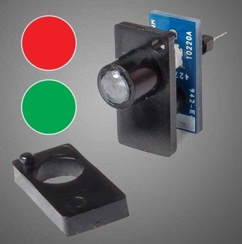 Walthers Layout Control System -- Two-Color LED Fascia Indicator (red, green), All Scales, Walthers Controls 152