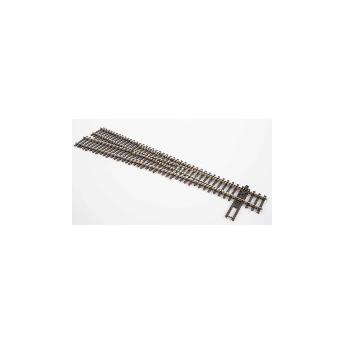 Code 100 Nickel Silver DCC-Friendly 6 Turnout -- Left Hand, HO, WalthersTrack 10017